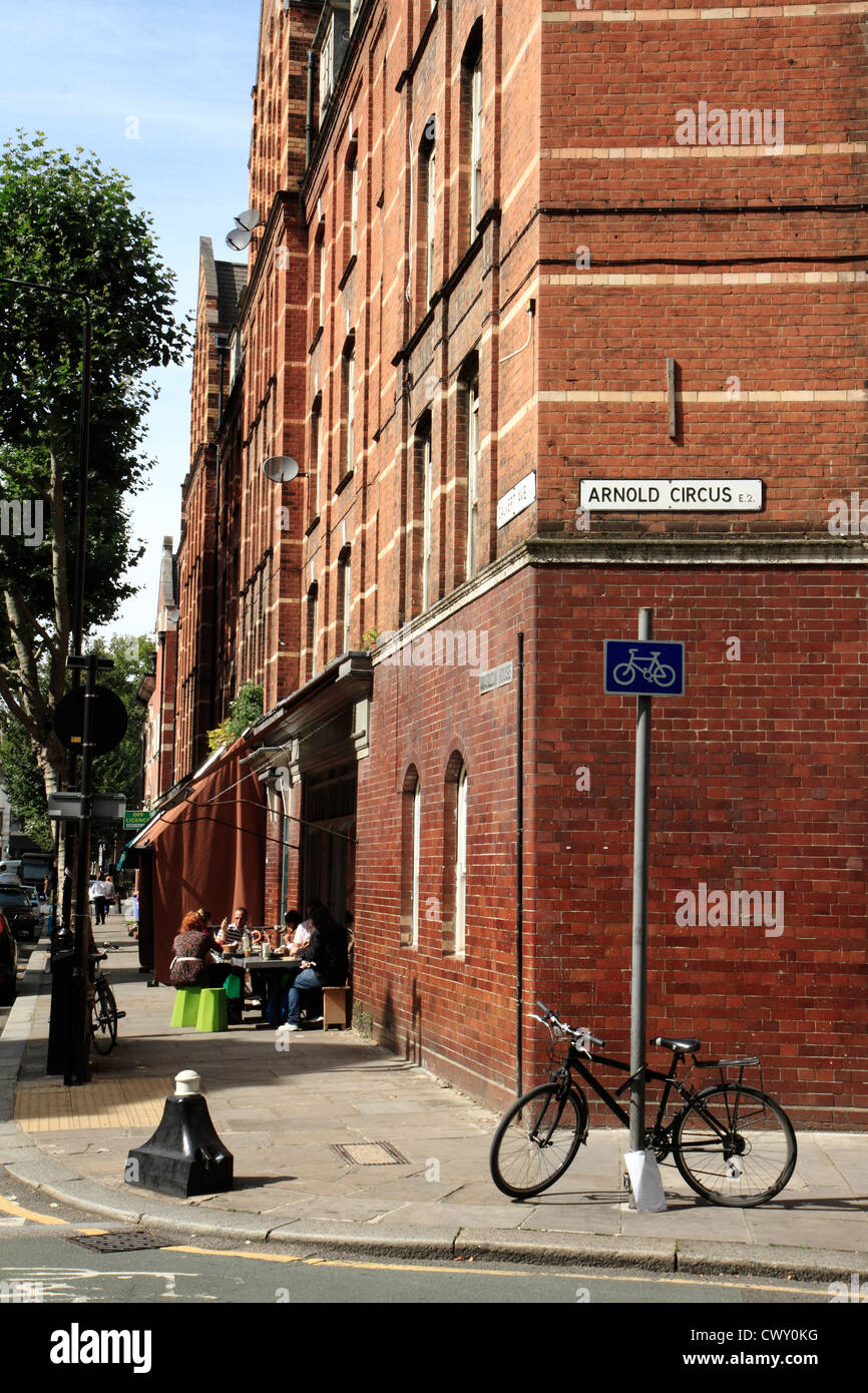 Arnold Circus, Boundary Estate, Bethnal Green, Londres, UK Banque D'Images