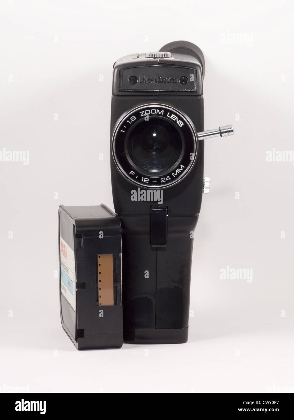 Super 8mm caméra ciné avec un objectif zoom x2 Banque D'Images