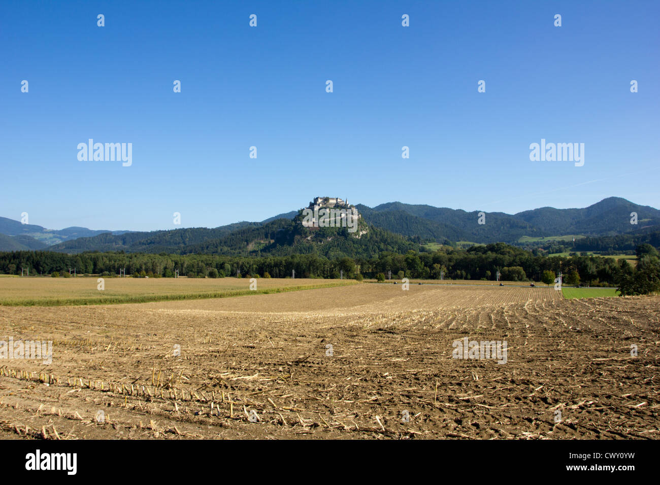 Un beau château dans le paysage Banque D'Images