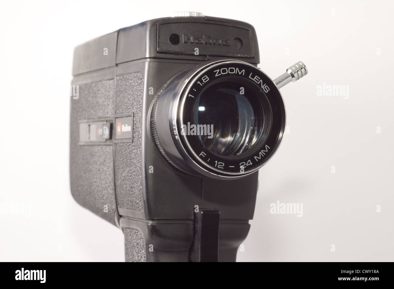 Super 8mm caméra ciné avec un objectif zoom x2 Banque D'Images