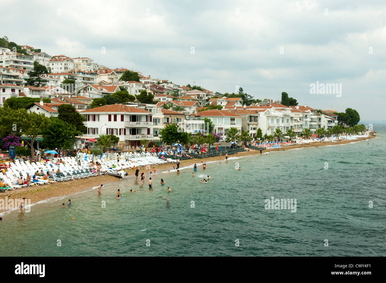 La Turquie, Istanbul, Prinzeninseln (TÜRK. Adalar) im Marmarameer, Kinaliada viertgrösste ist die Insel. Banque D'Images