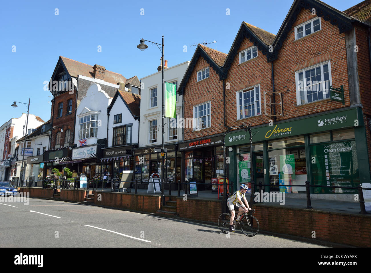 High Street, Dorking, Surrey, Angleterre, Royaume-Uni Banque D'Images