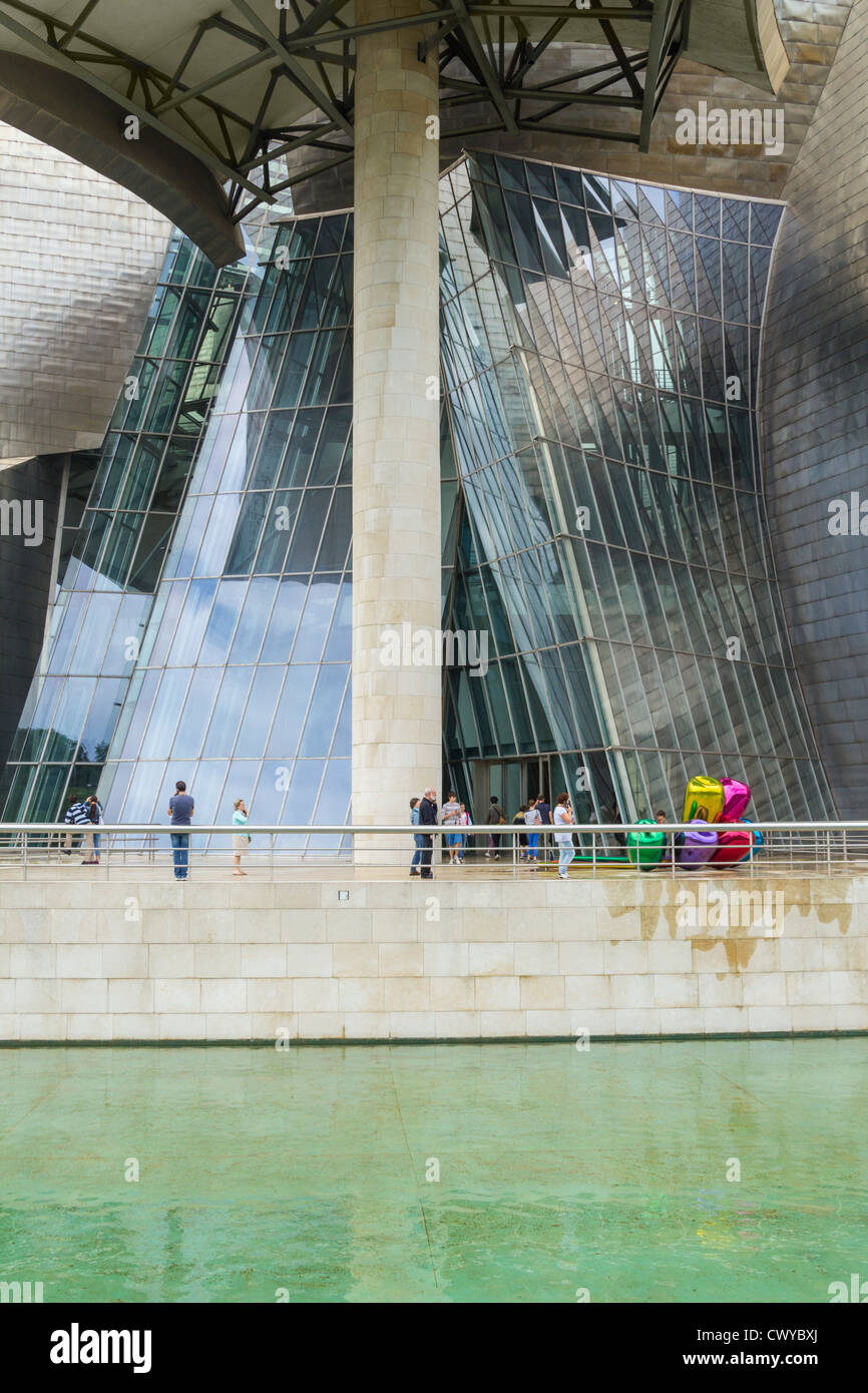 Guggenheim Museum, Bilbao, Espagne Banque D'Images