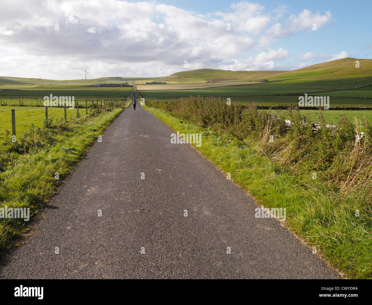 Près de la route de la mine Westray, Orkney, Pierowall Banque D'Images