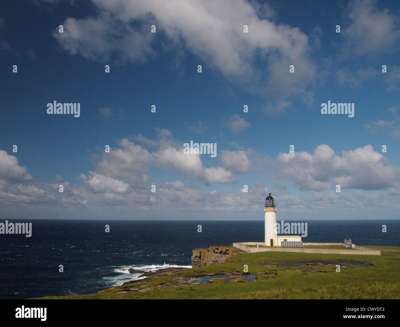 Phare, Noup Head, Westray, Orkney Banque D'Images