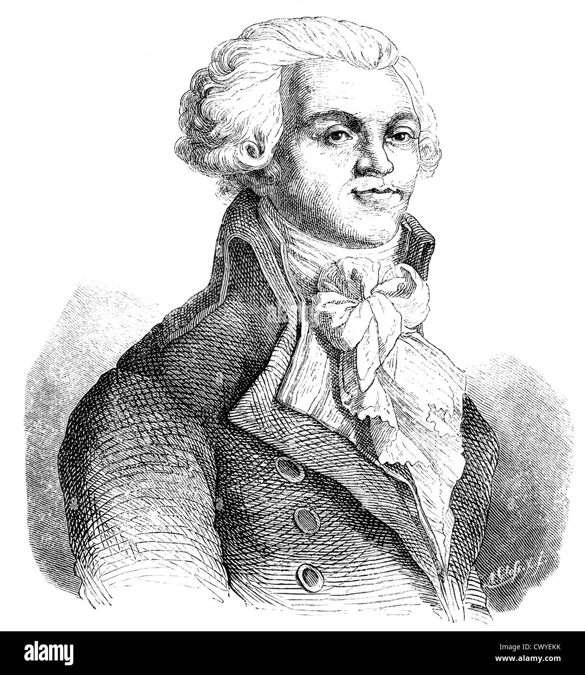 Maximilien François Marie Isidore de Robespierre, 1758 1794, avocat