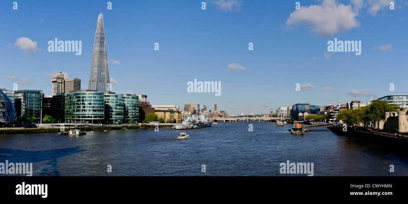 Le Shard, Londres, Angleterre, Grande-Bretagne, Europe Banque D'Images