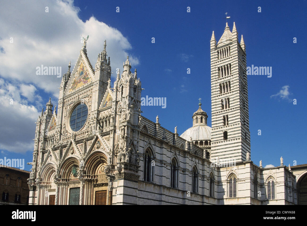 Cathédrale de Sienne, toscane, italie Banque D'Images