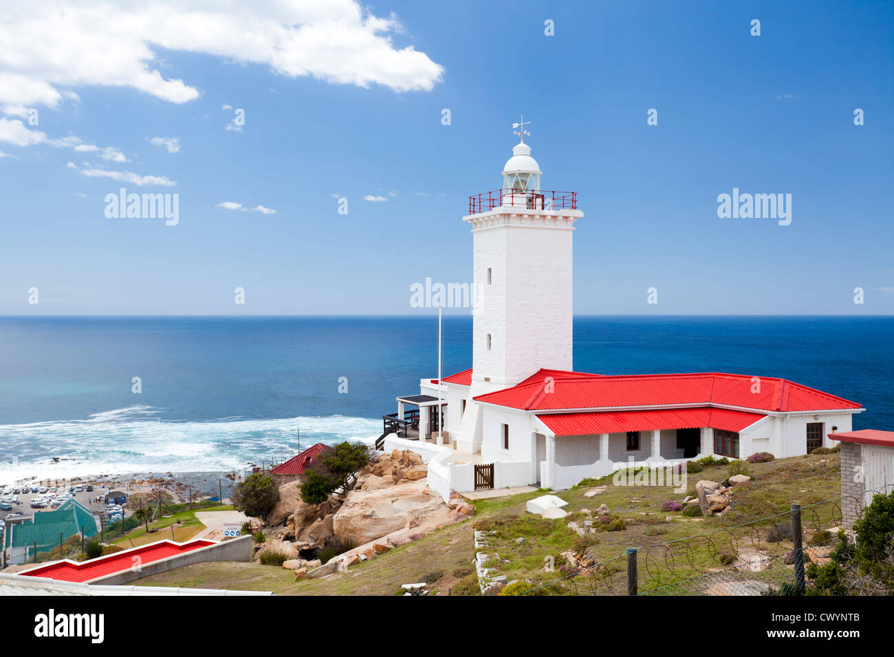 Leuchtturm à Mossel Bay, Afrique du Sud Banque D'Images