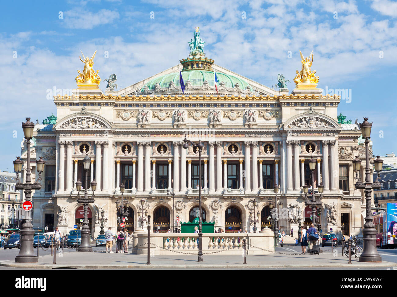 L'Opéra Garnier, Place de l'Opéra, Paris, France, Europe Banque D'Images