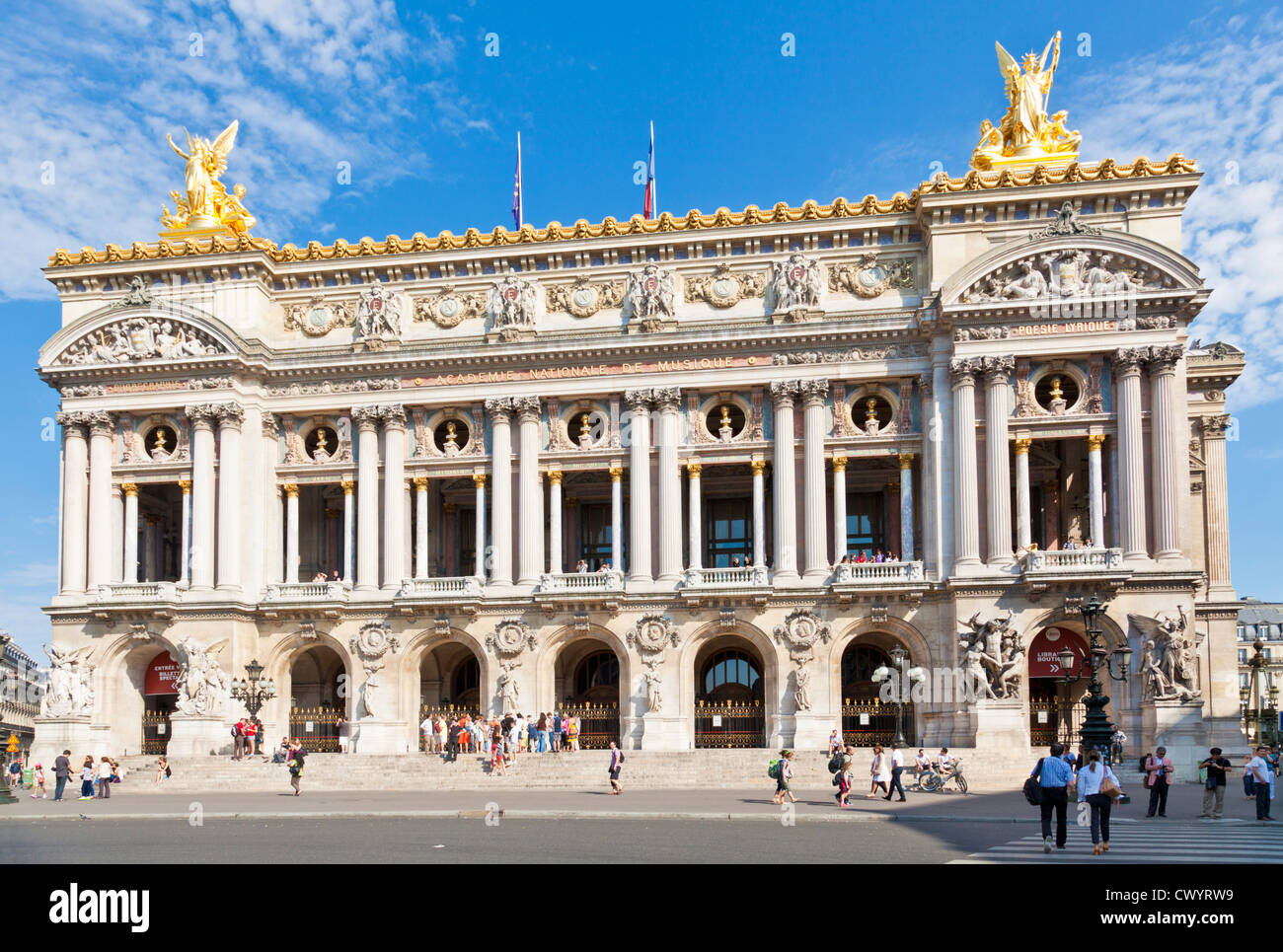 L'Opéra Garnier, Place de l'Opéra, Paris, France, Europe EU Banque D'Images