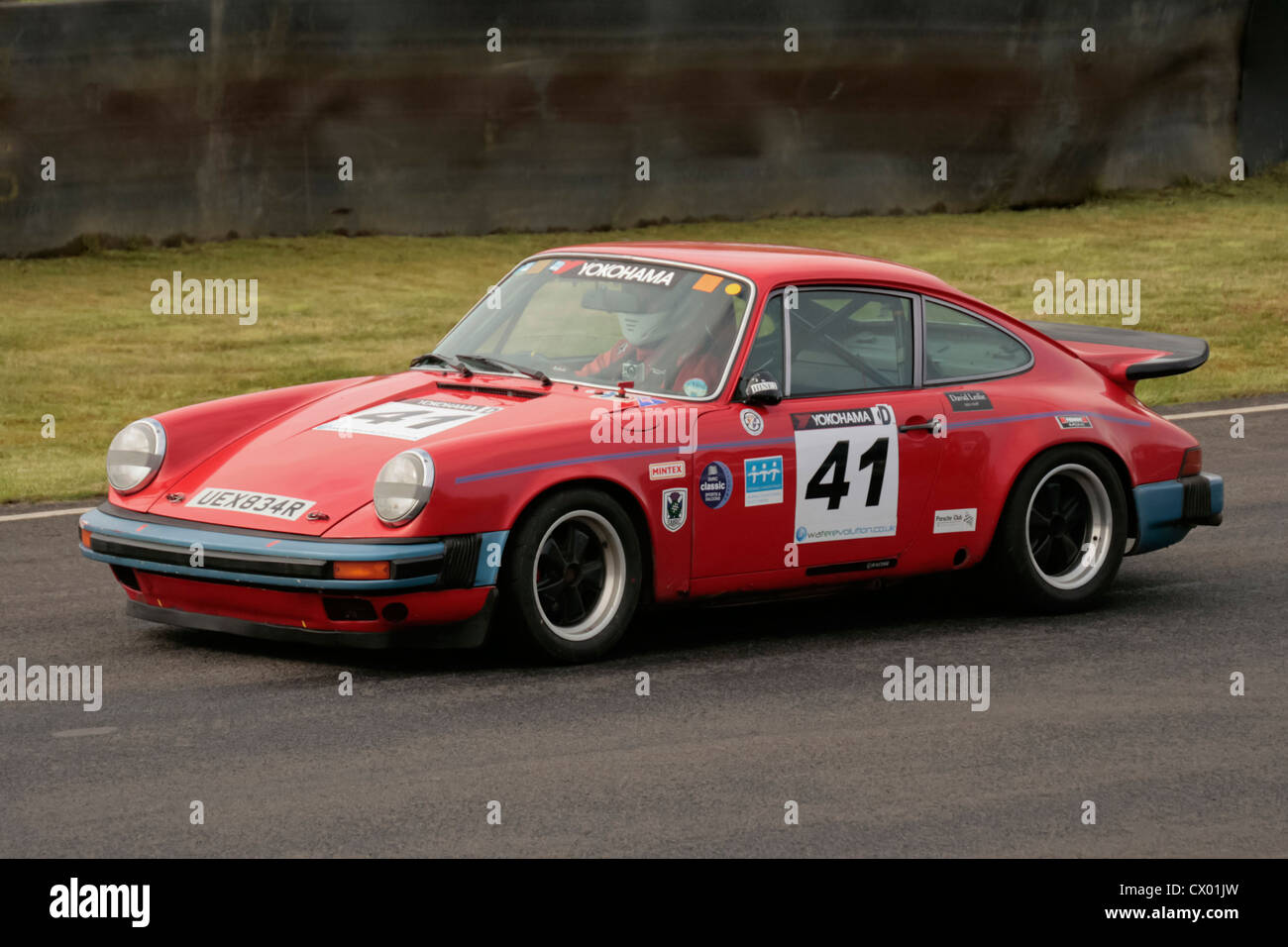 Allan Grant, Porsche Carrera 911 Circuit de course de Knockhill en Ecosse en 2012. Sport classique écossais et Tricorps championnat. Banque D'Images