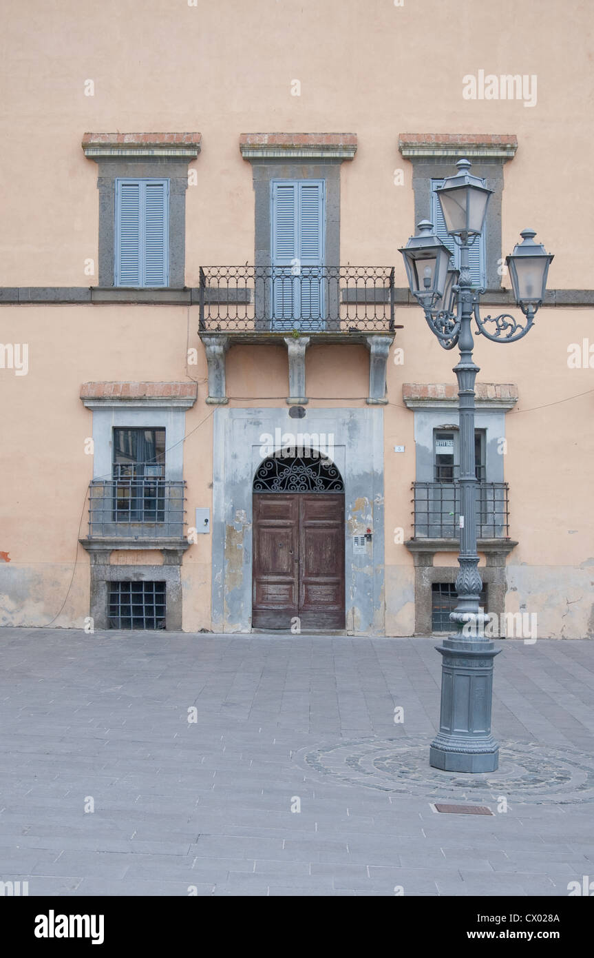 Ouvrir l'espace public à Bracciano, près de Rome, Italie Banque D'Images