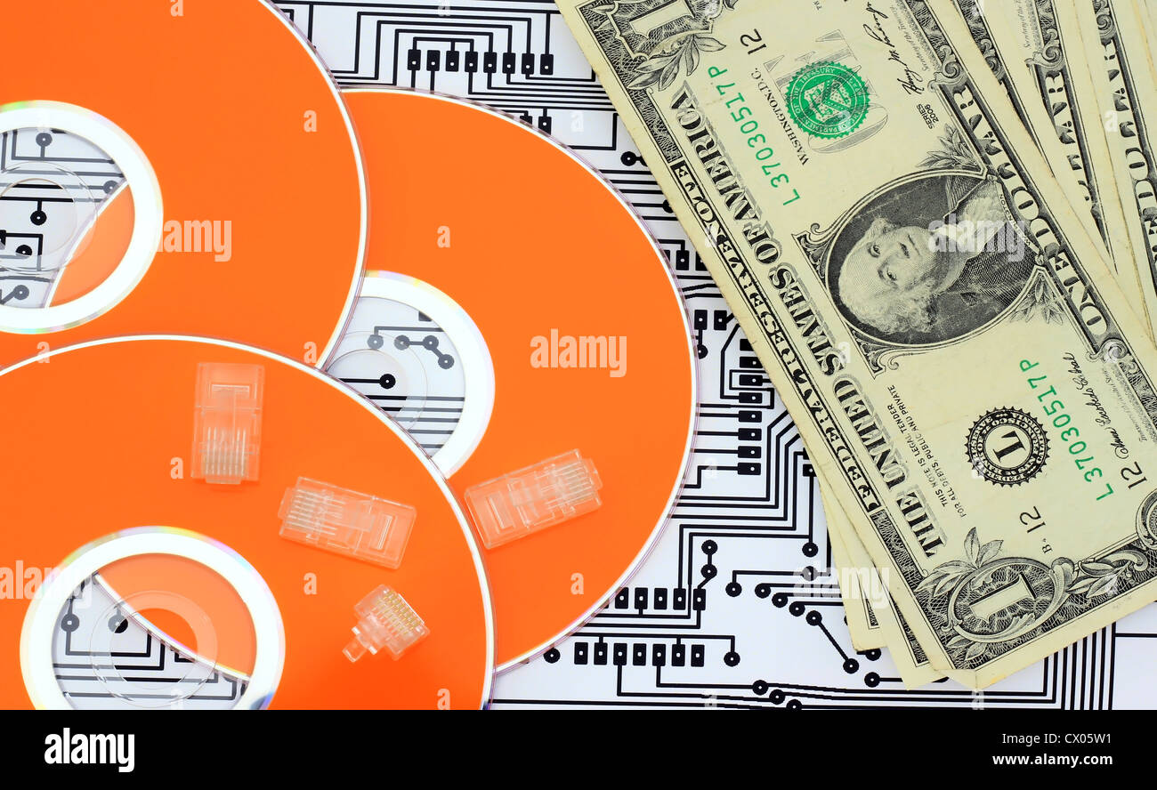 Enregistrer les données Banque D'Images