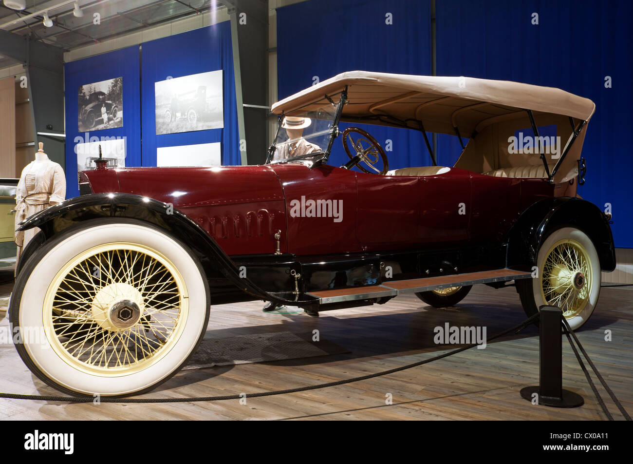 1917 Owen modèle magnétique M-25 touring. Fountainhead Antique Auto Museum. Fairbanks. De l'Alaska. USA Banque D'Images