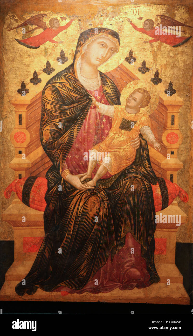 Vierge à l'enfant Banque D'Images