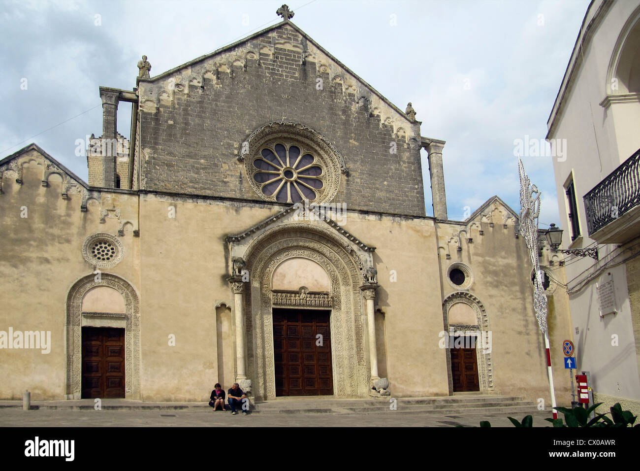 Italie, Pouilles, Galatina, Santa Caterina d'Alessandria basilique Banque D'Images