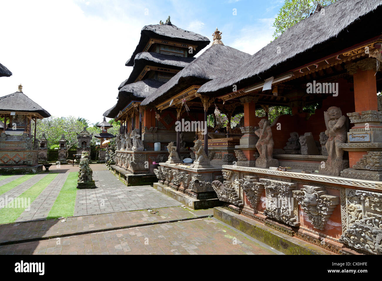 Partie du Temple Pura Penataran Sasih sur Bali Banque D'Images