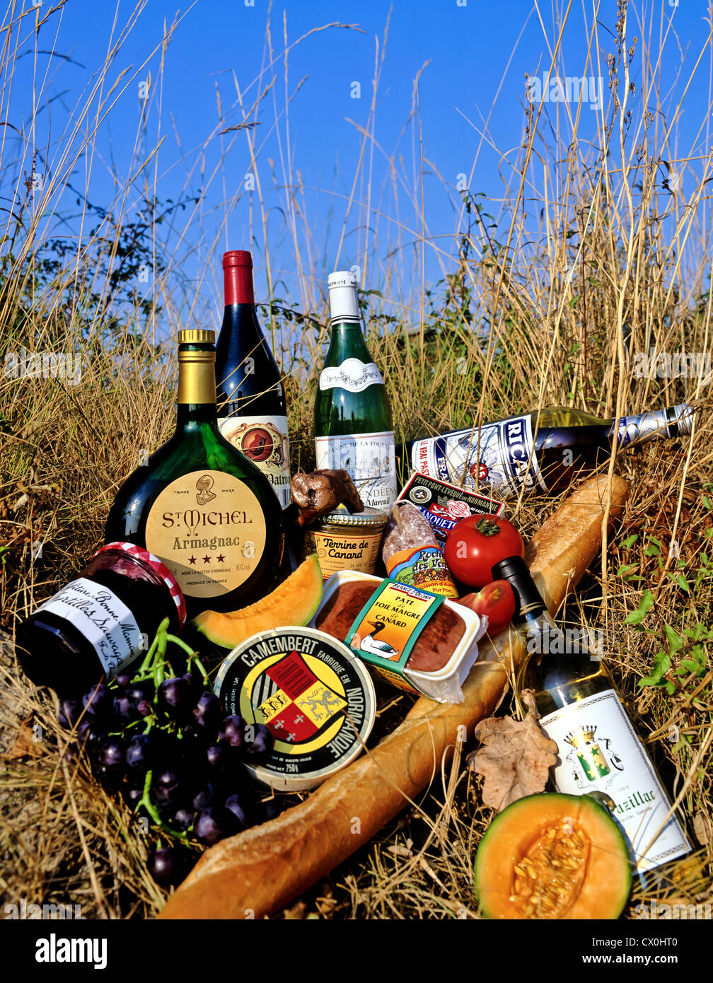 8122. Aliments et boissons français, France Banque D'Images