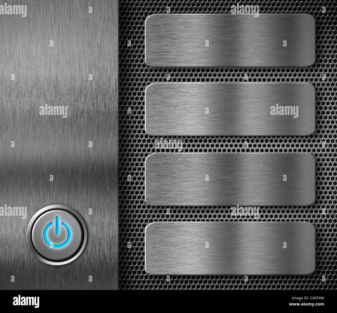 Résumé Contexte L'ordinateur Banque D'Images