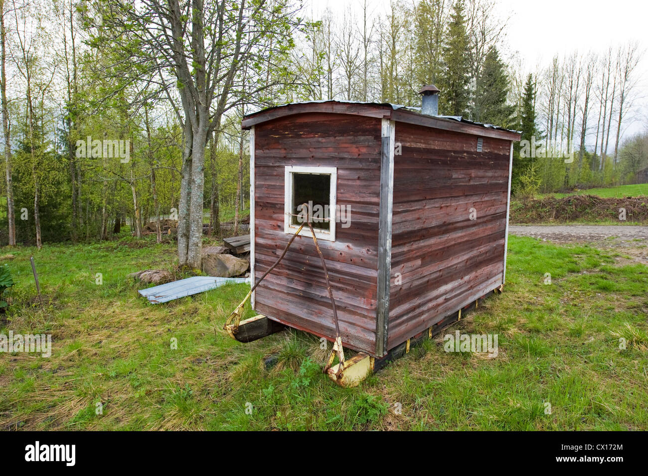 Missentrask - un village de l'ouest province de Bothnie en Suède. Banque D'Images