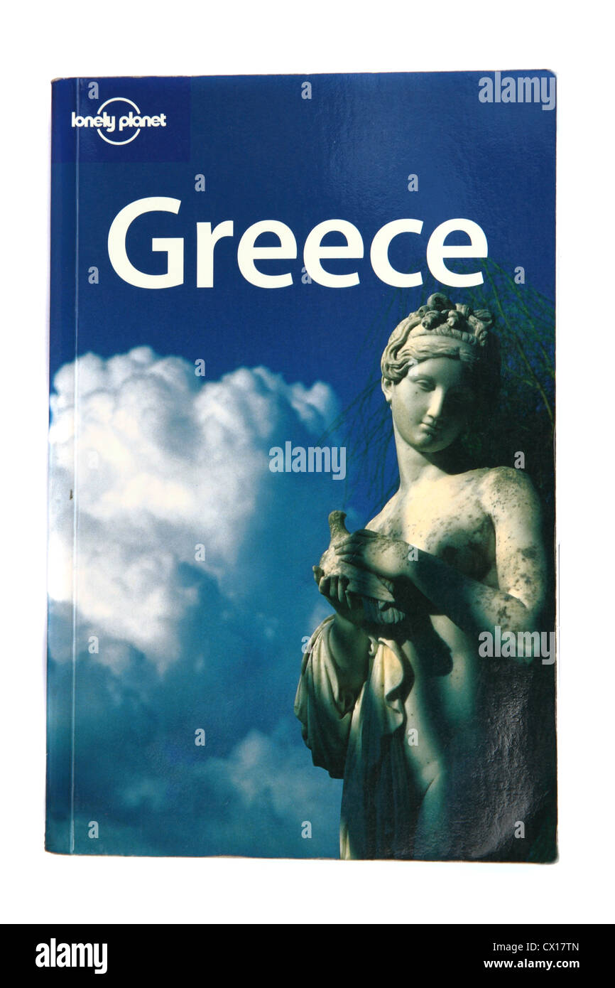 Un guide de voyage Lonely Planet pour la Grèce. Banque D'Images