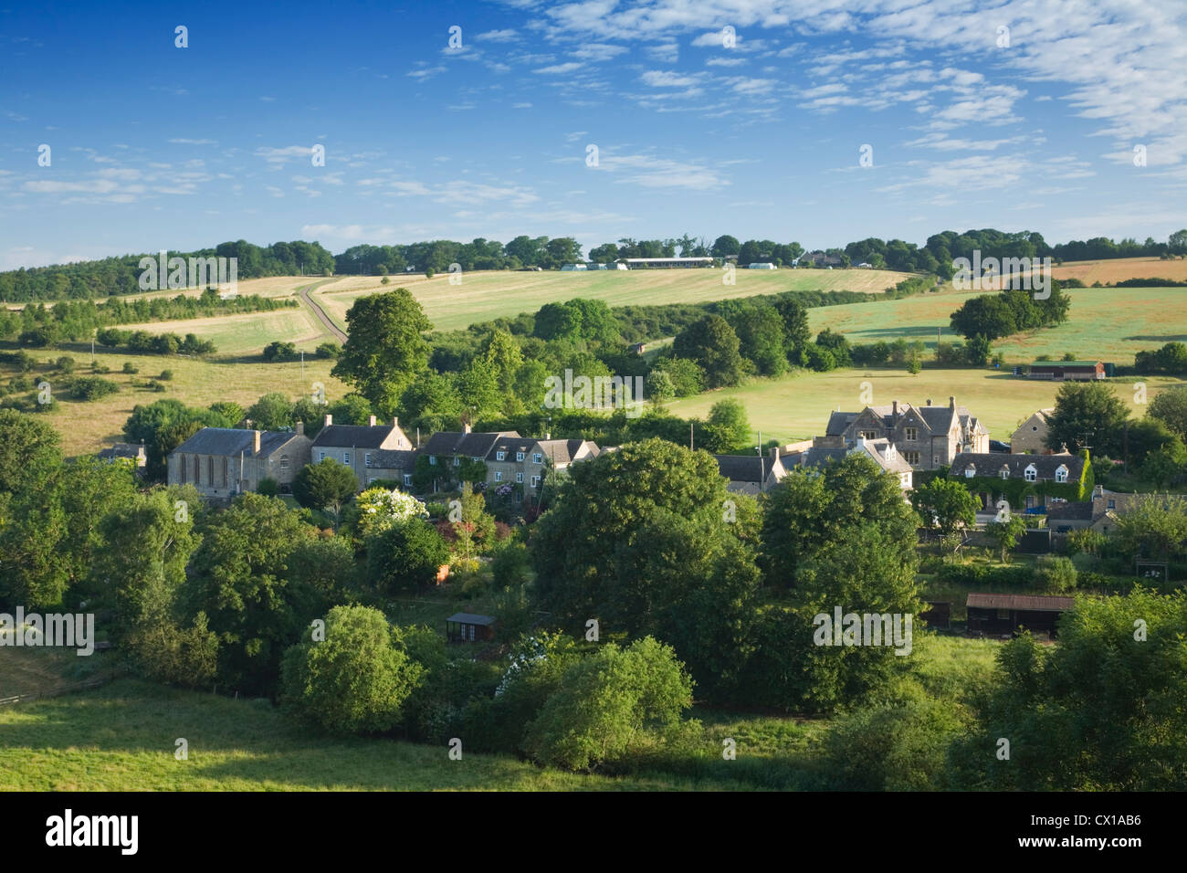 Naunton Village, les Cotswolds, Gloucestershire. L'Angleterre. UK. Banque D'Images