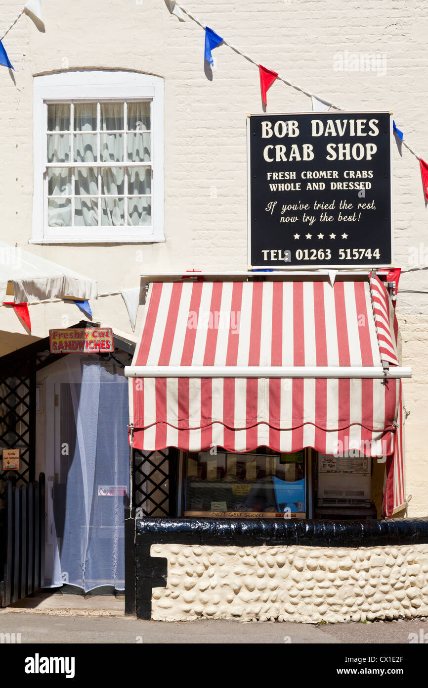 Crabe Cromer Cromer Norfolk England UK shop Go Europe de l'UE Banque D'Images