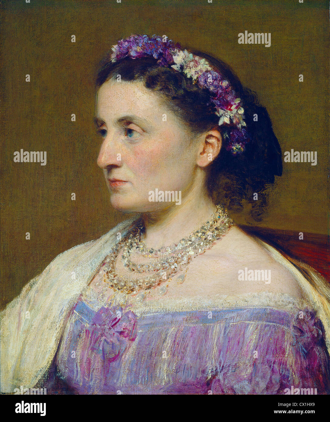 Henri Fantin-Latour, la Duchesse de Fitz-James, Français, 1836 - 1904, 1867, huile sur toile Banque D'Images