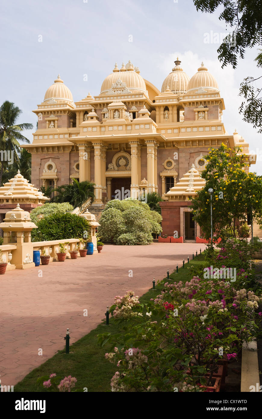 L'Inde, l'Elk201-4049v, Chennai, Tamil Nadu Temple Ramakrishna Banque D'Images