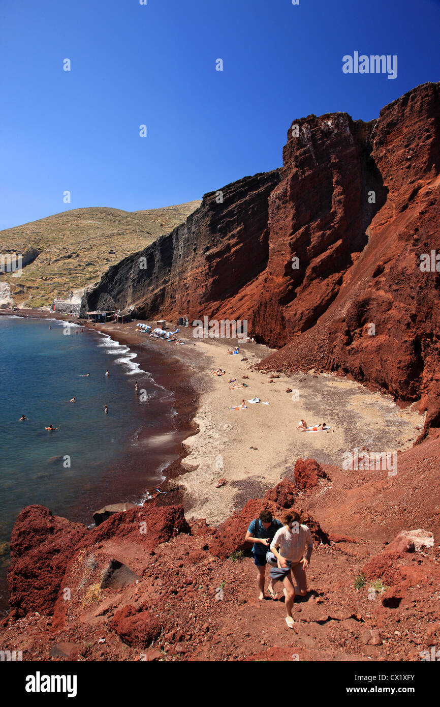 Plages Du Sud De Santorin Banque d'image et photos - Alamy