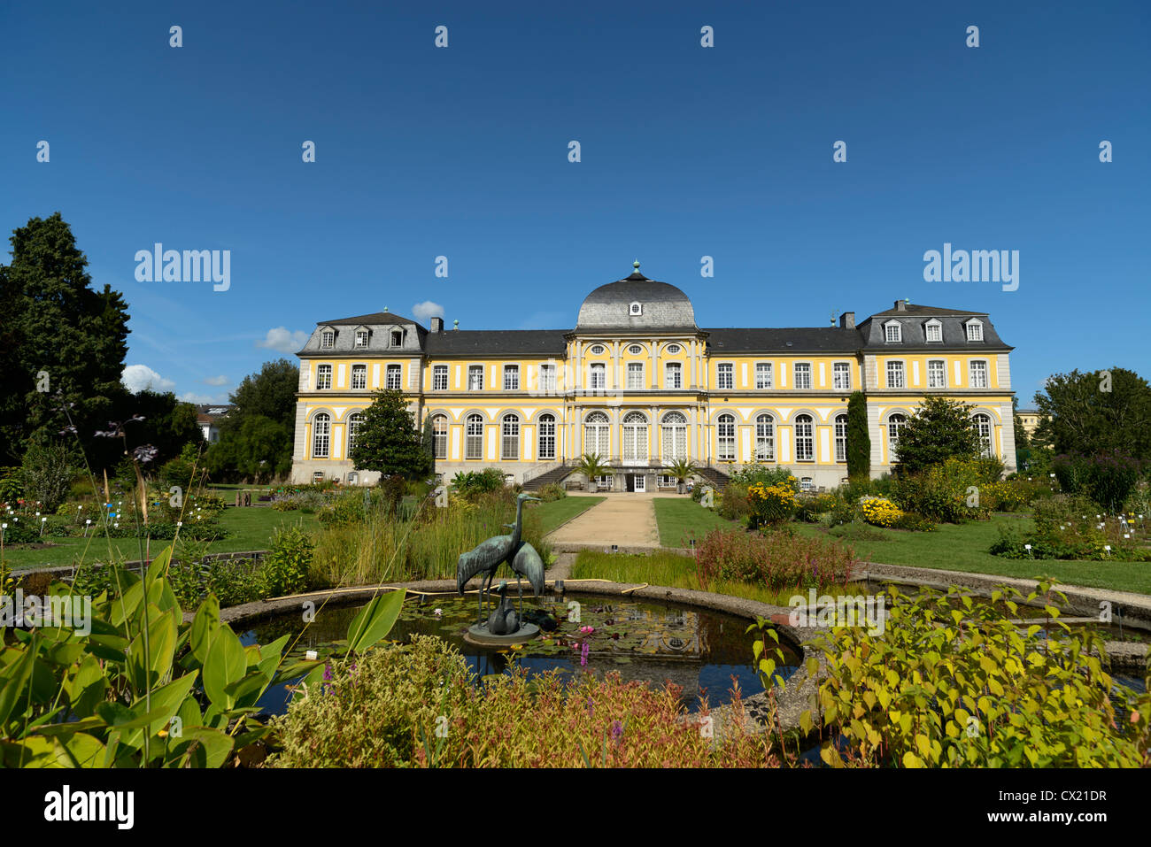 Jardins Botaniques, Poppelsdorf Schloss, Bonn, Allemagne Banque D'Images