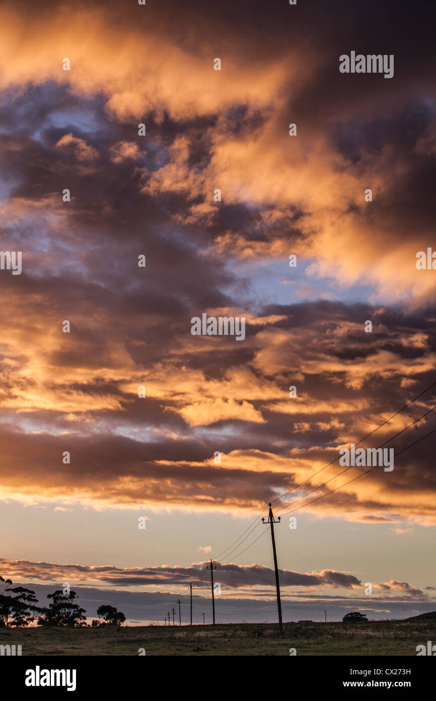 Image représentant l'avenir ou de prendre un voyage sur la route, Afrique du Sud Banque D'Images
