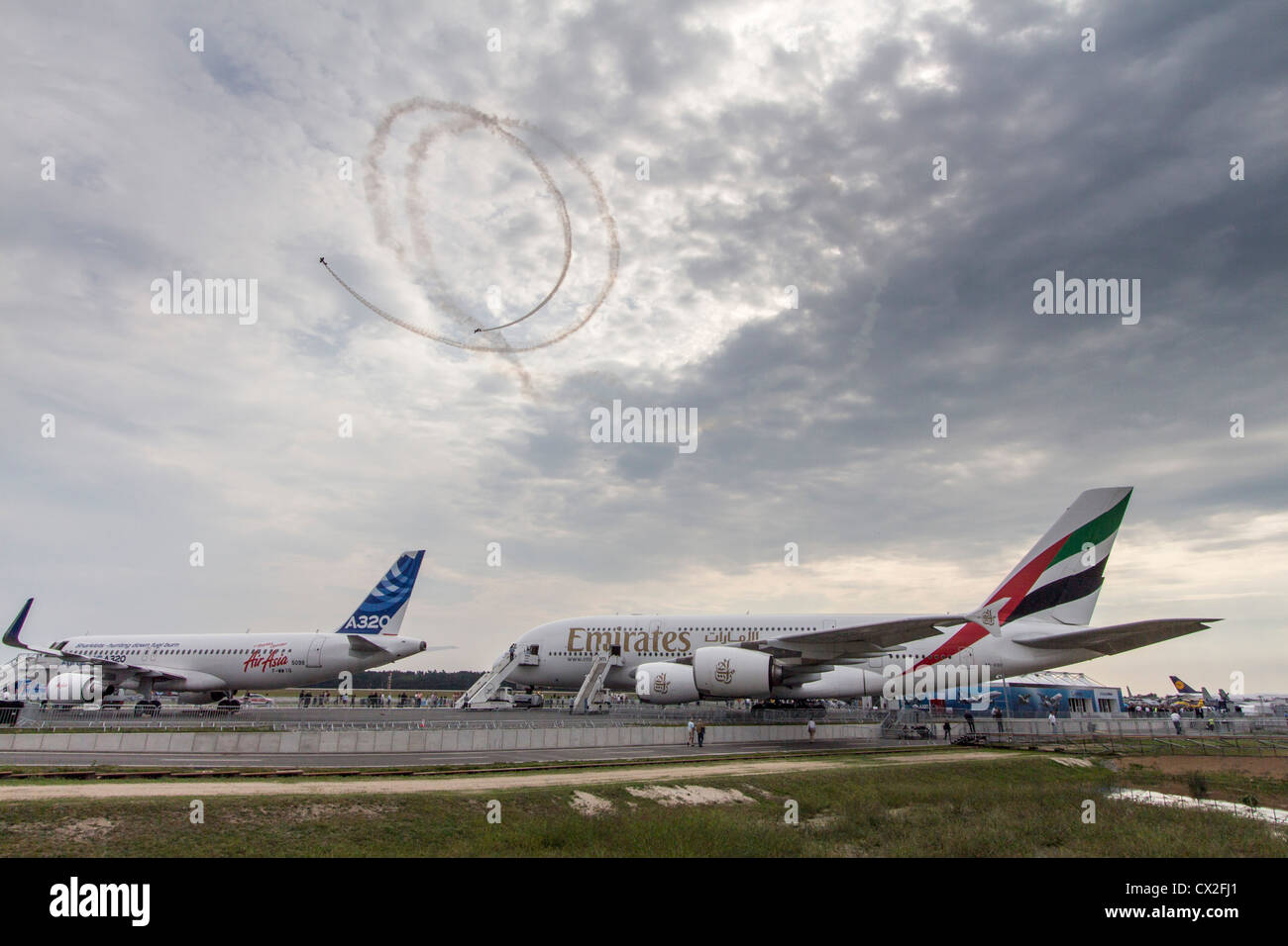 A380, unis, de l'ADI , Exposition internationale de l'aérospatiale , Berlin Banque D'Images