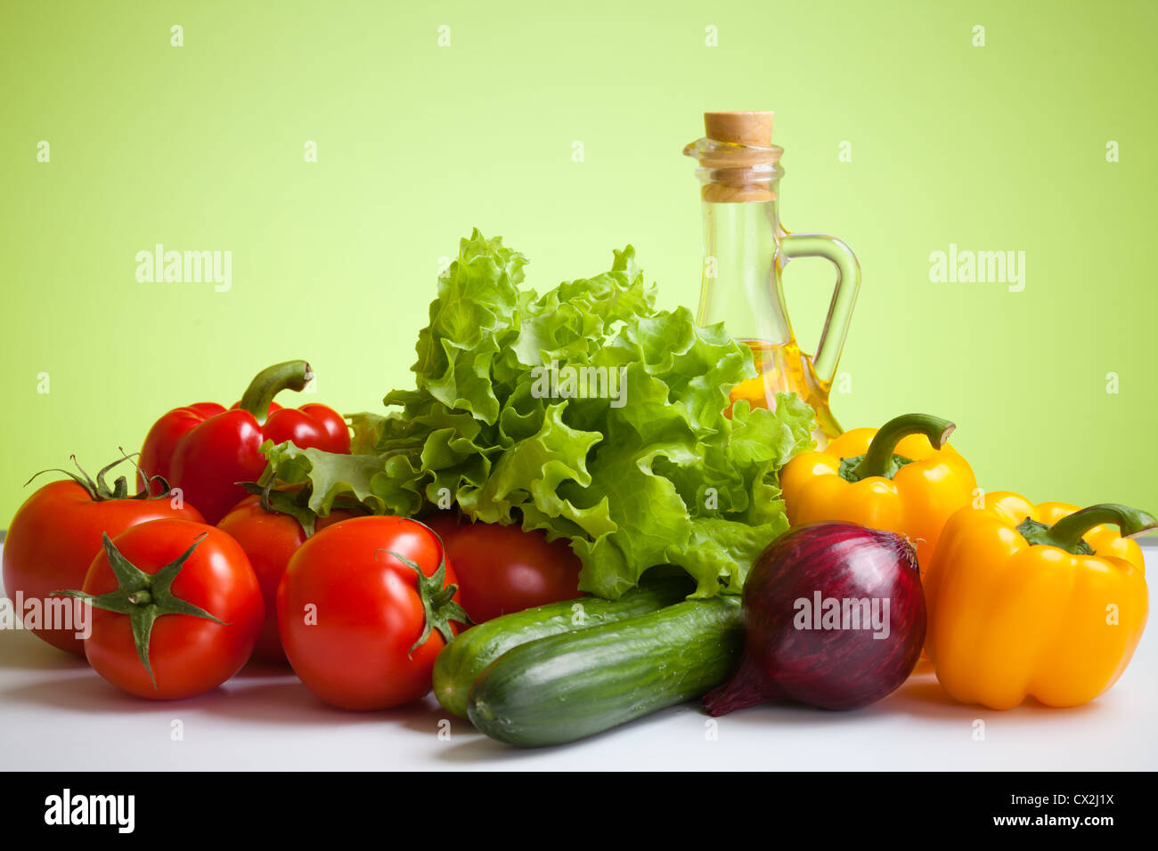 Légumes frais still life Banque D'Images