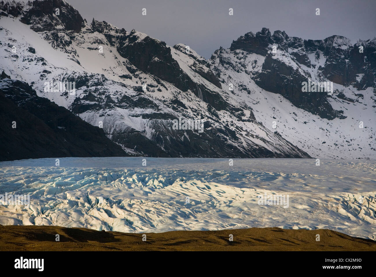 Partie de la Glacier de Vatnajokull en Islande. Banque D'Images