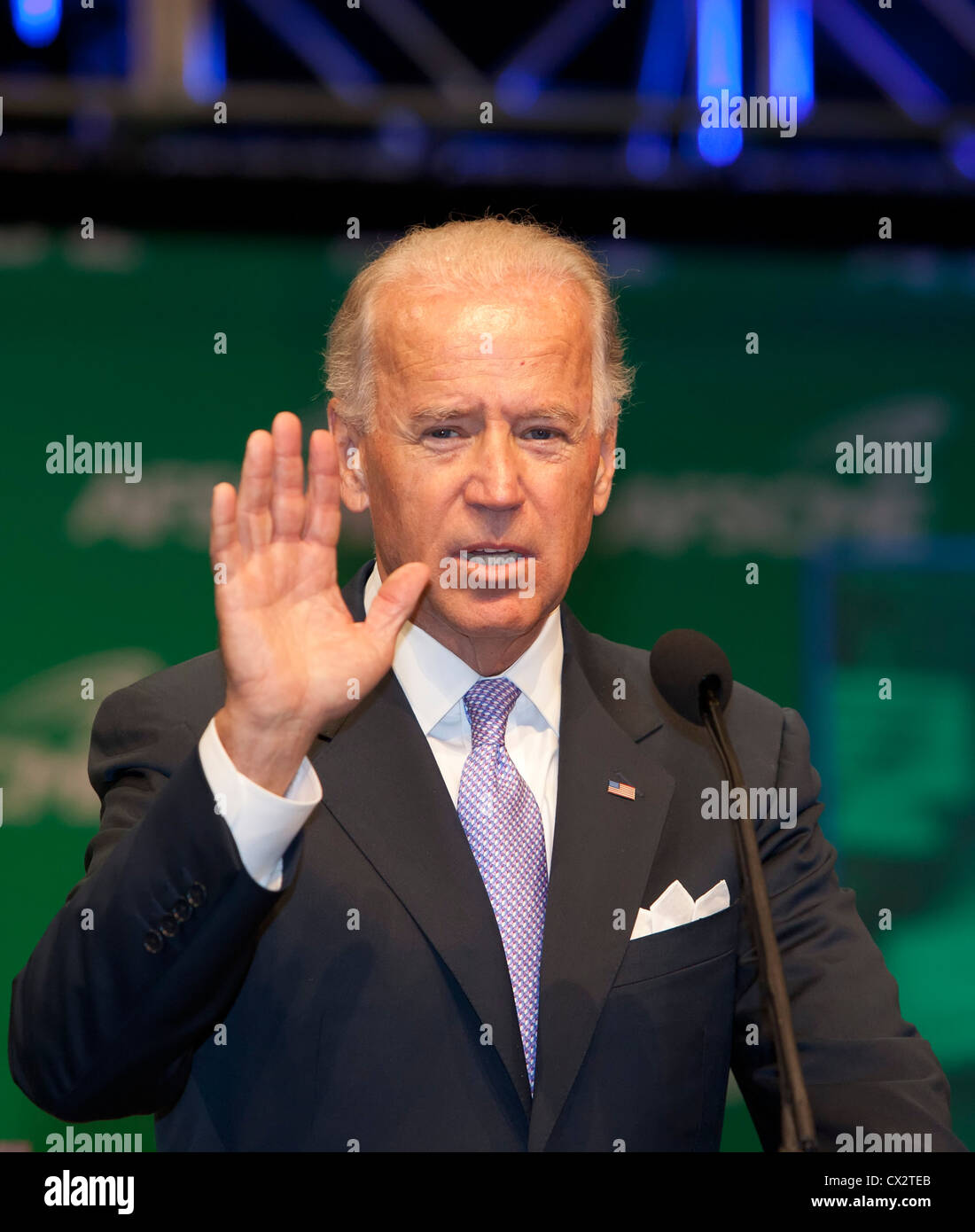 Le vice-président Joe Biden exprime à l'AFSCME Convention Banque D'Images