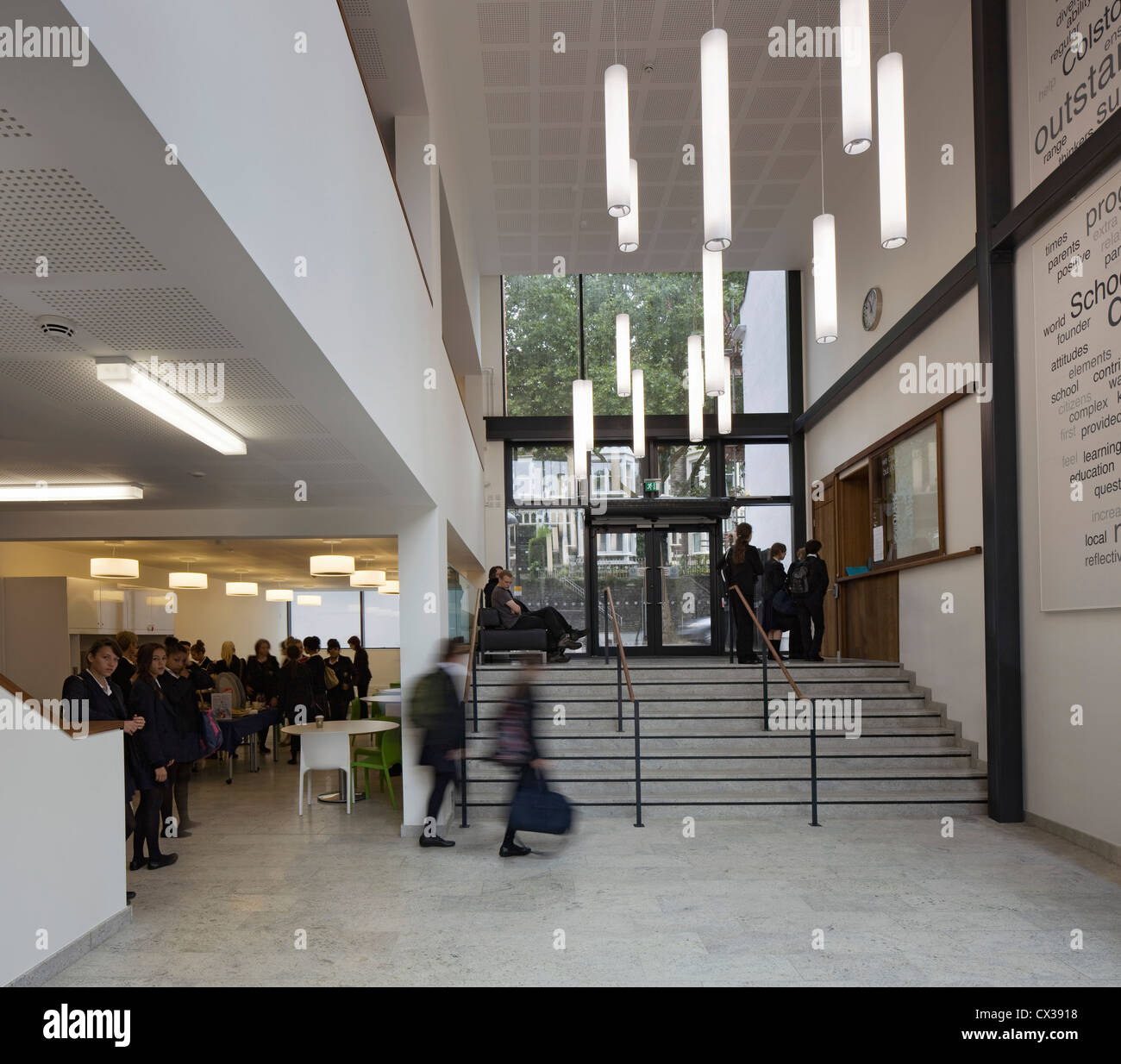 Colston's Girls' School, Bristol, Royaume-Uni. Architecte : Walters et Cohen Ltd, 2011. Banque D'Images