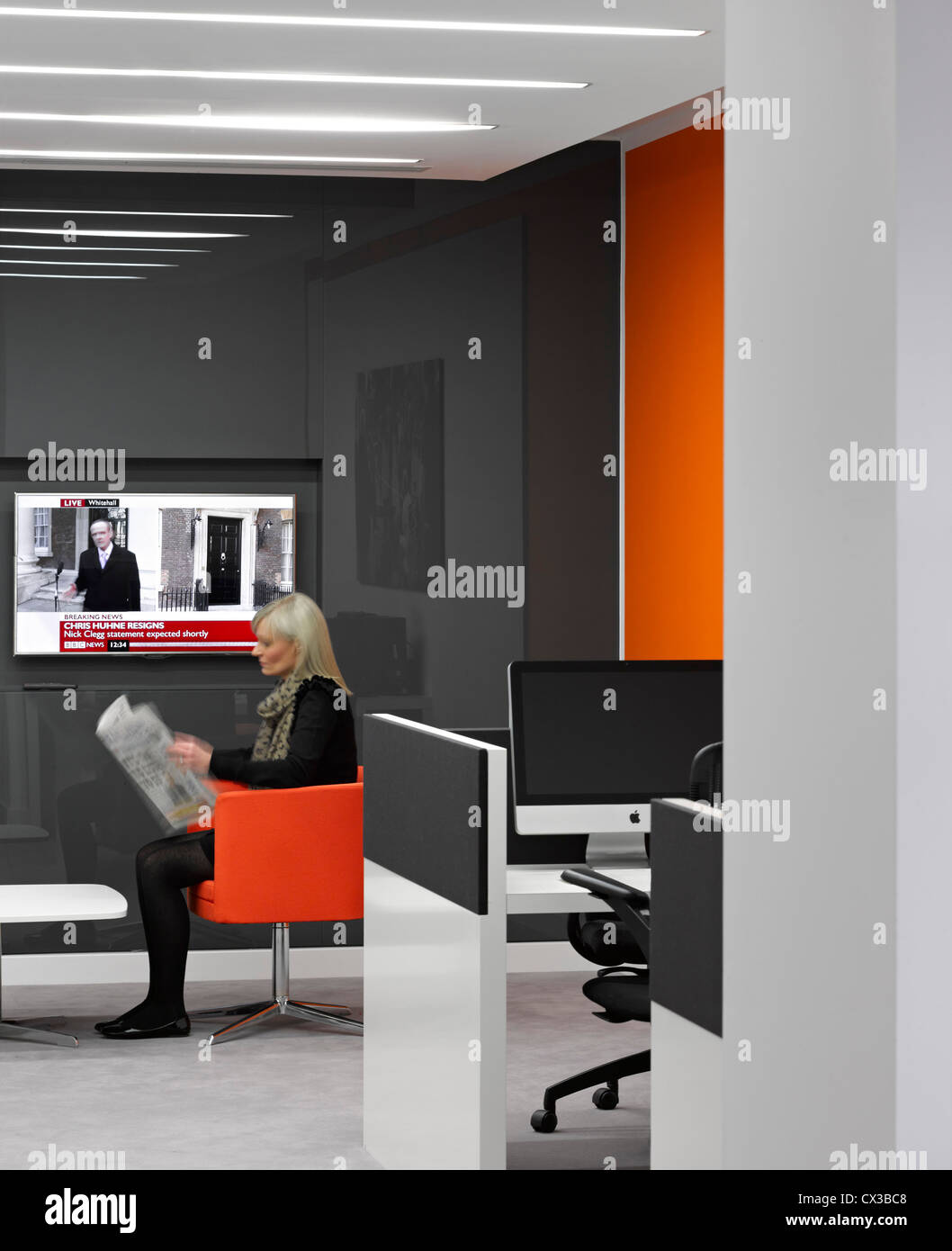 Meridian ITV Studio, Southampton, Royaume-Uni. Architecte : Moxon, 2011. Banque D'Images