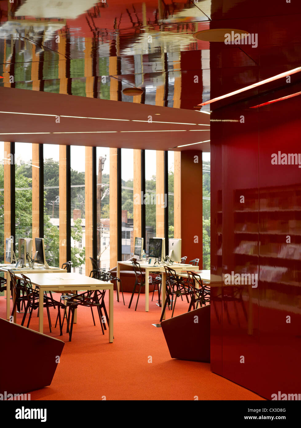 La William O. Lockridge/Club Bibliothèque, Washington, United States. Architecte : Adjaye Associates, 2012. Banque D'Images