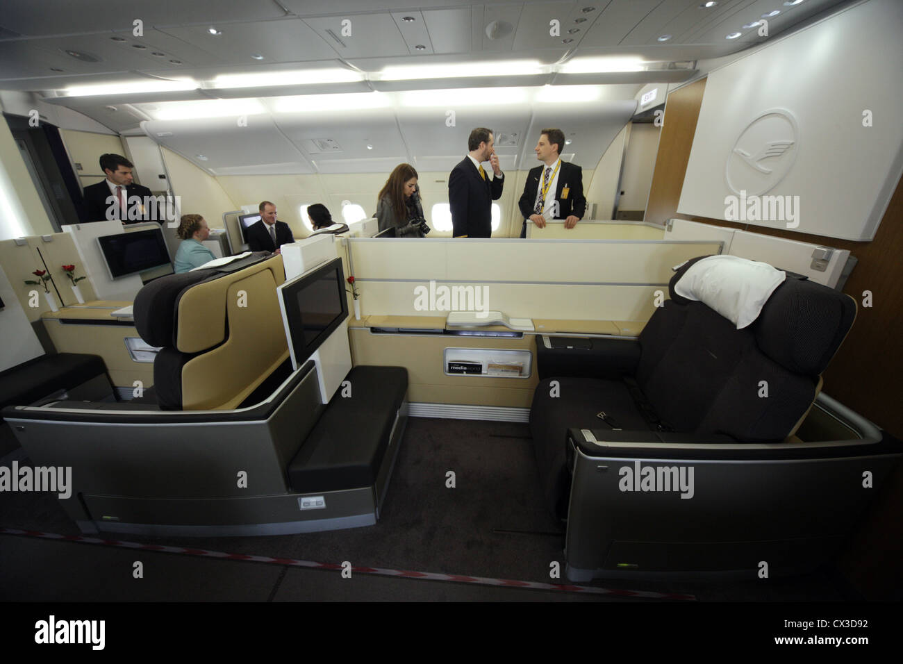 Moscou Russie Le 23 Mars 2012 Cabine De Premiere Classe A L