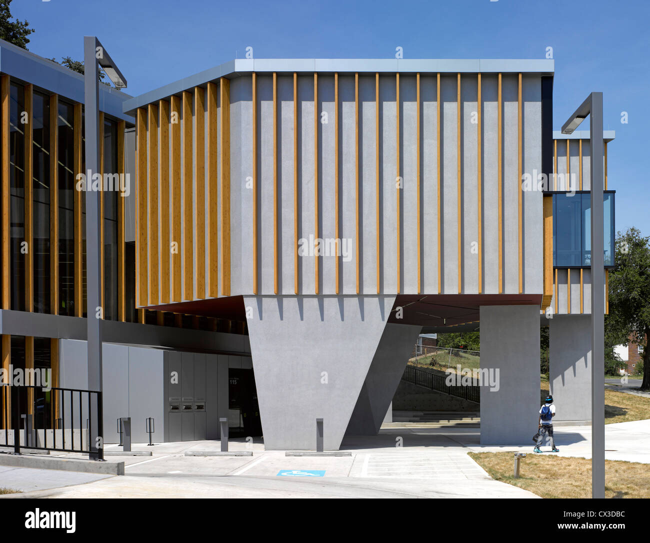 La William O. Lockridge/Club Bibliothèque, Washington, United States. Architecte : Adjaye Associates, 2012. Banque D'Images