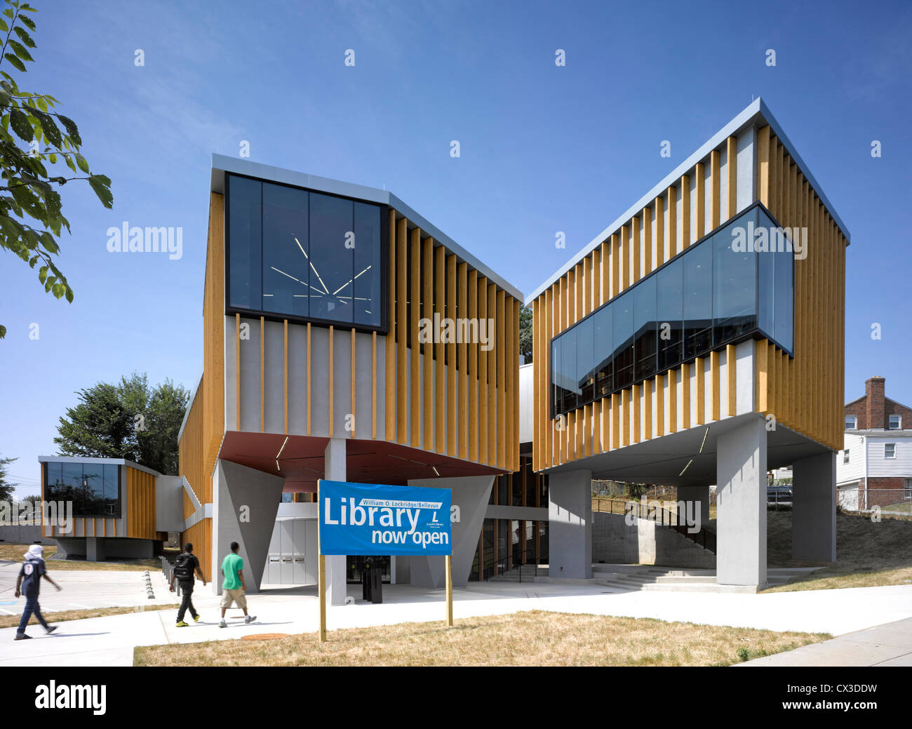 La William O. Lockridge/Club Bibliothèque, Washington, United States. Architecte : Adjaye Associates, 2012. Banque D'Images