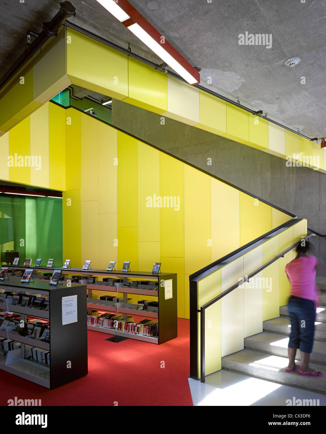 La William O. Lockridge/Club Bibliothèque, Washington, United States. Architecte : Adjaye Associates, 2012. Banque D'Images