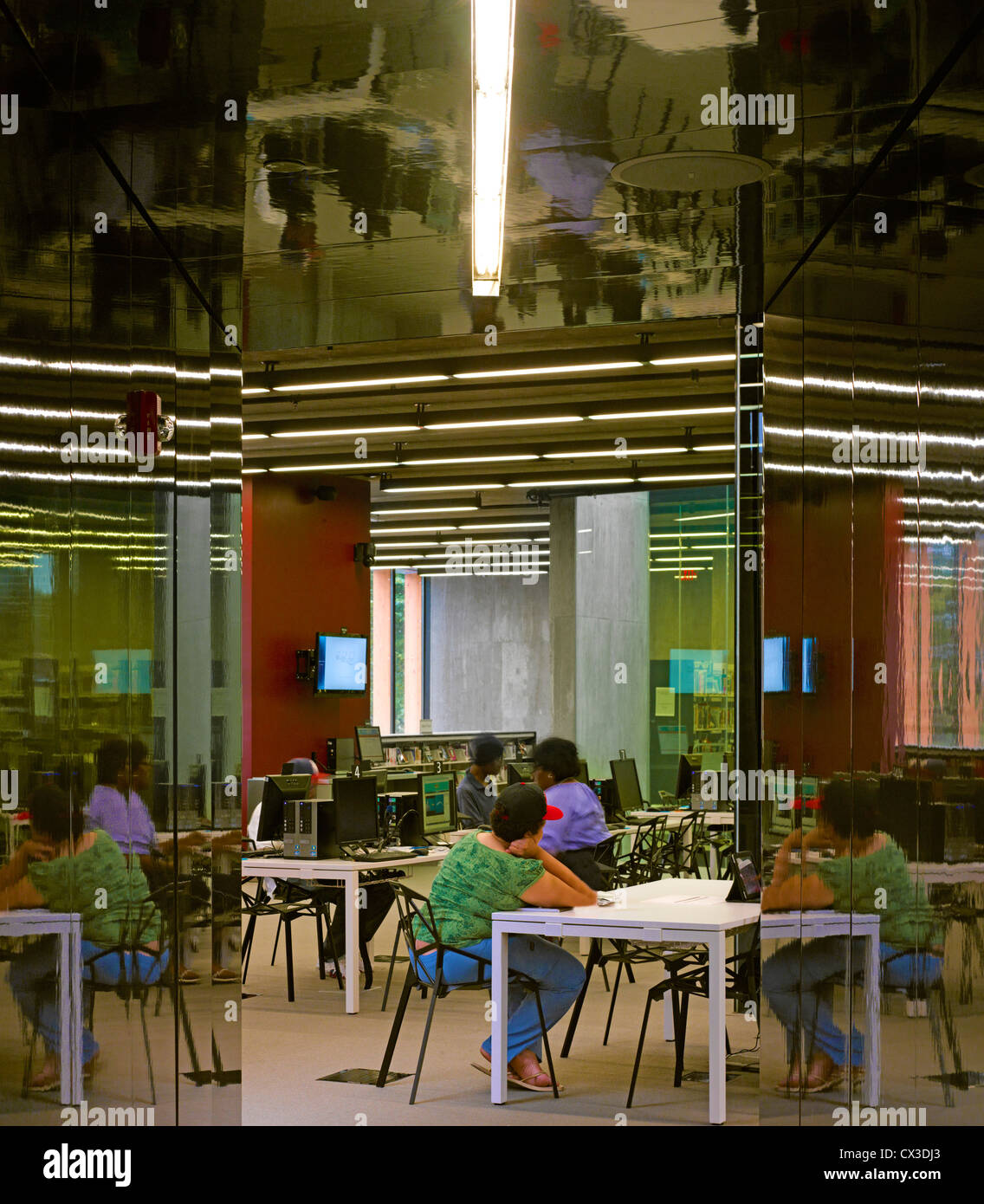 La William O. Lockridge/Club Bibliothèque, Washington, United States. Architecte : Adjaye Associates, 2012. Banque D'Images