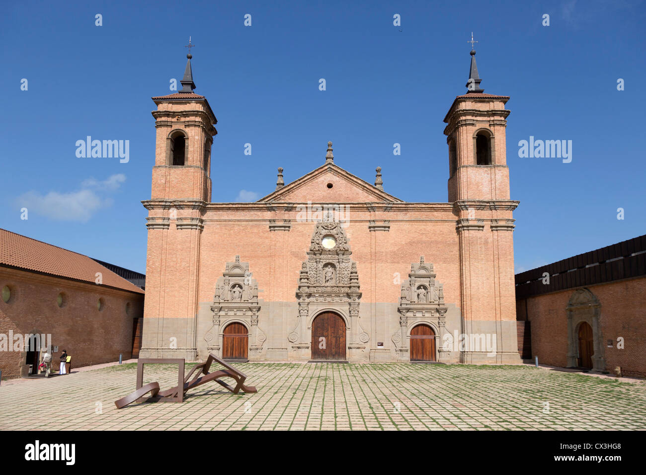 San Juan de la Pena ; nouveau ; monastère près de Jaca, Espagne Banque D'Images