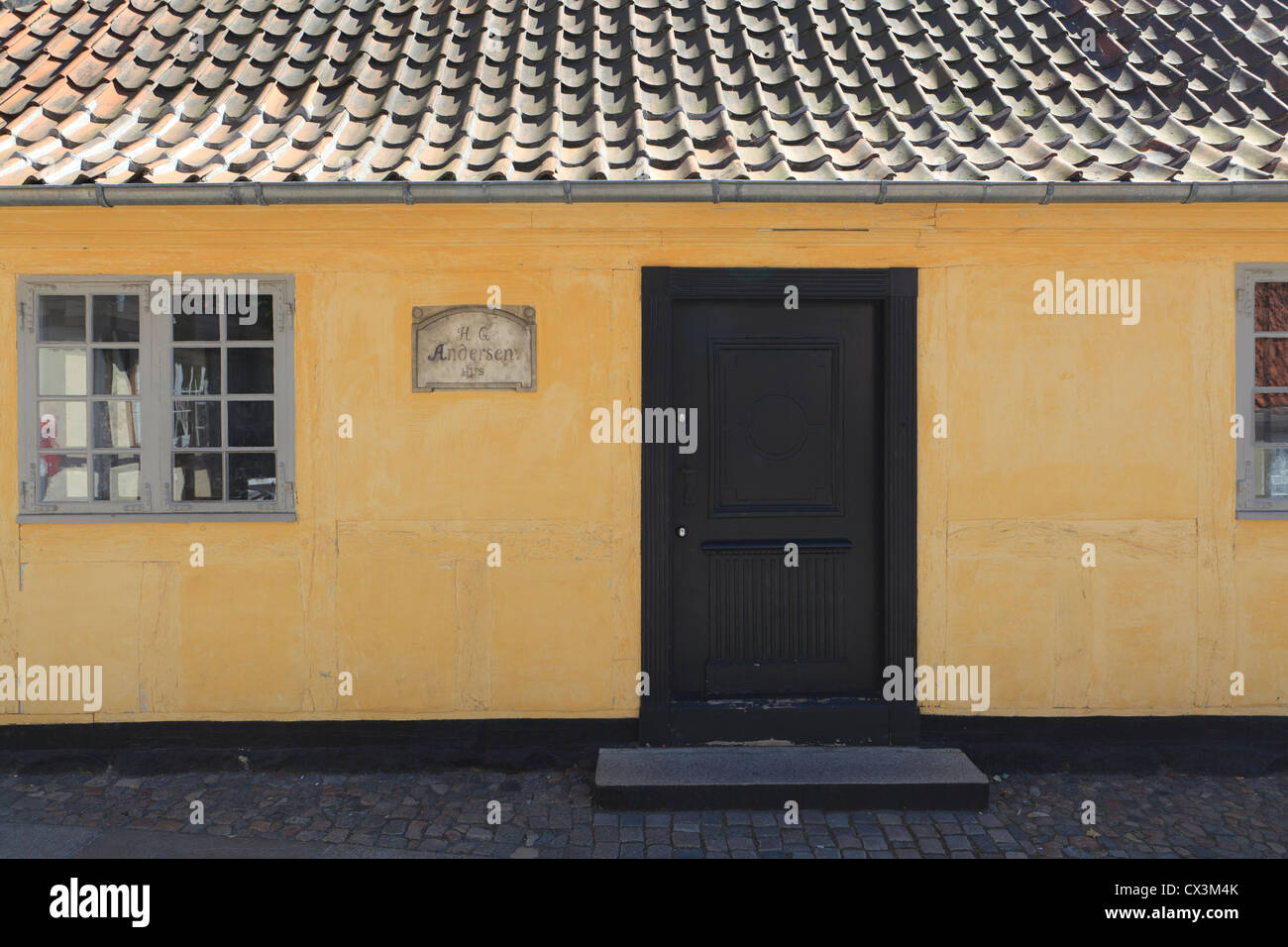 La maison de Hans Christian Andersen à Odense au Danemark Banque D'Images La maison de Hans Christian Andersen à Odense au Danemark Banque D'Images