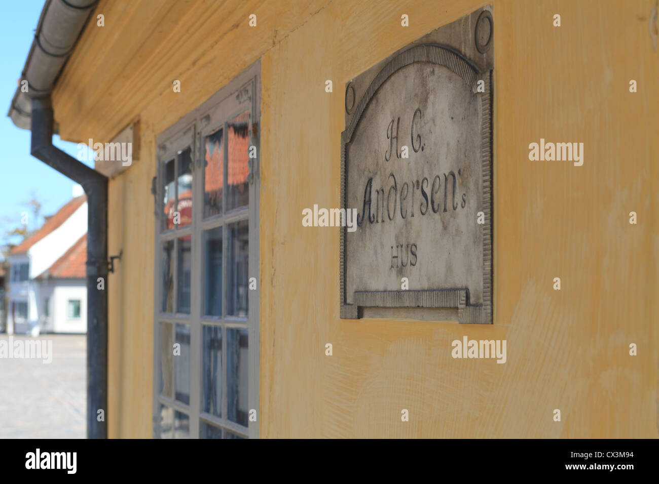 La maison de Hans Christian Andersen à Odense au Danemark Banque D'Images La maison de Hans Christian Andersen à Odense au Danemark Banque D'Images