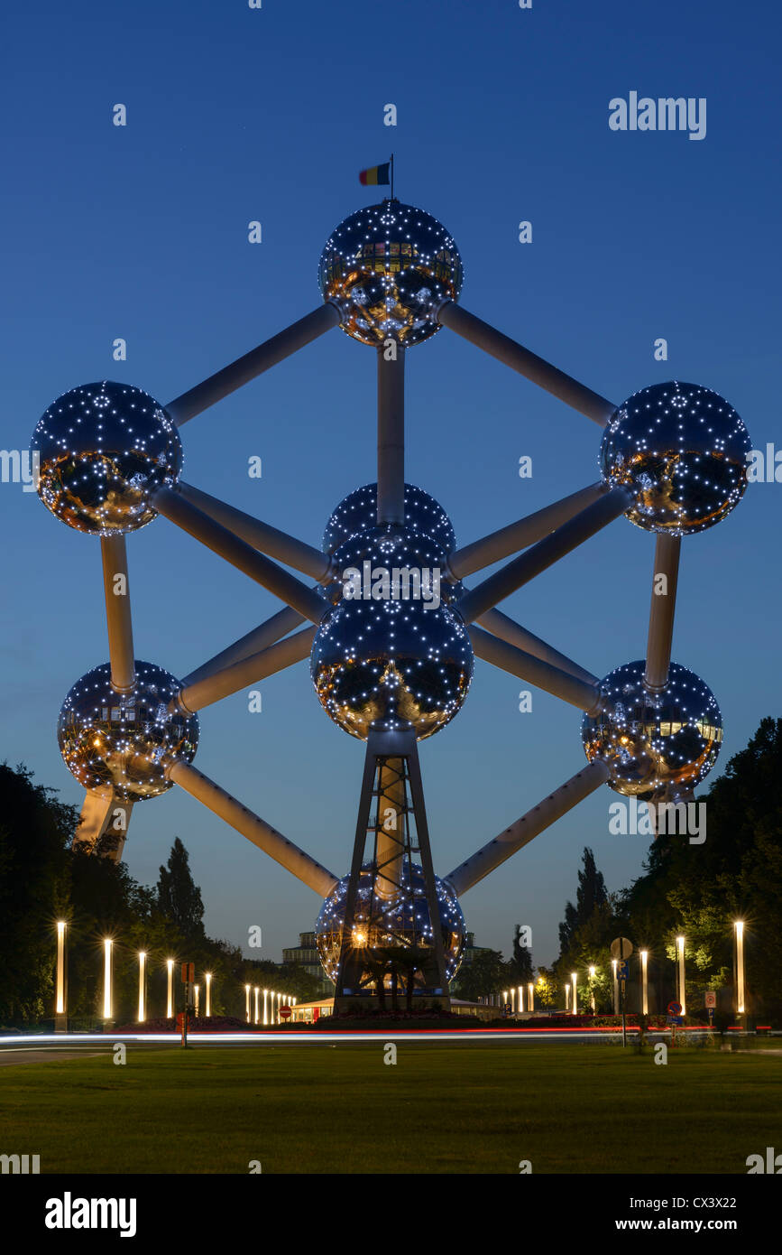 L'Atomium Conçu par André Waterkeyn,Bruxelles,Belgique,Europe Banque D'Images