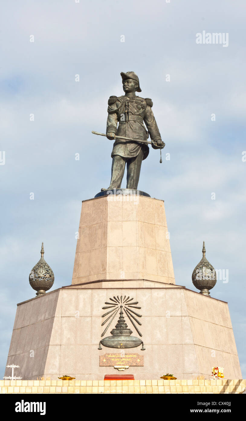 Le roi Chulalongkorn stute dans Samutprakarn, Thaïlande Banque D'Images